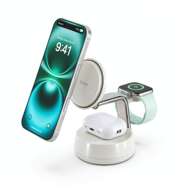 UltraCharge Pro 3-in-1 Magnetic Charging Dock Qi2 Fast-0
