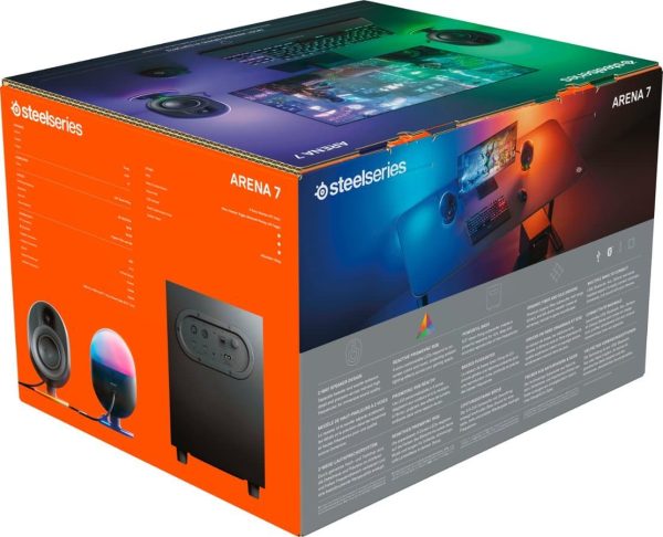 SteelSeries Arena 7 Gaming Speakers RGB Bluetooth 2.1-15