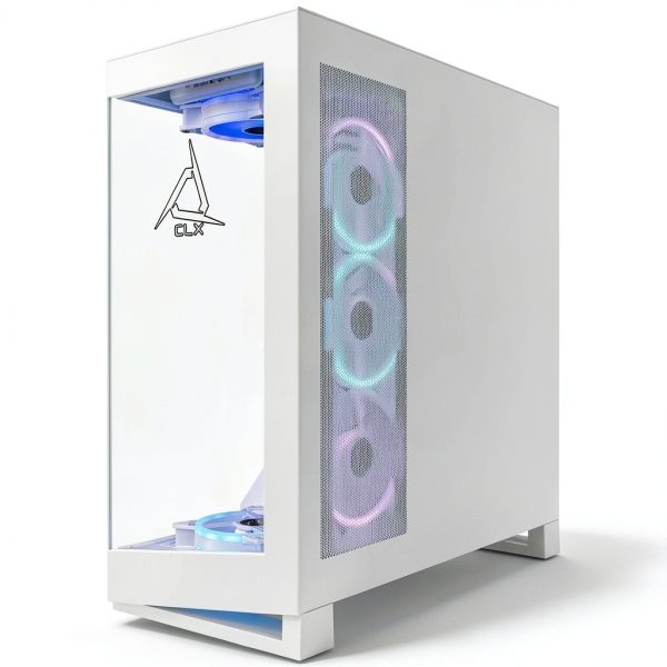CLX Horus Gaming Desktop Intel Ultra 9 RTX 5080 White PC-15