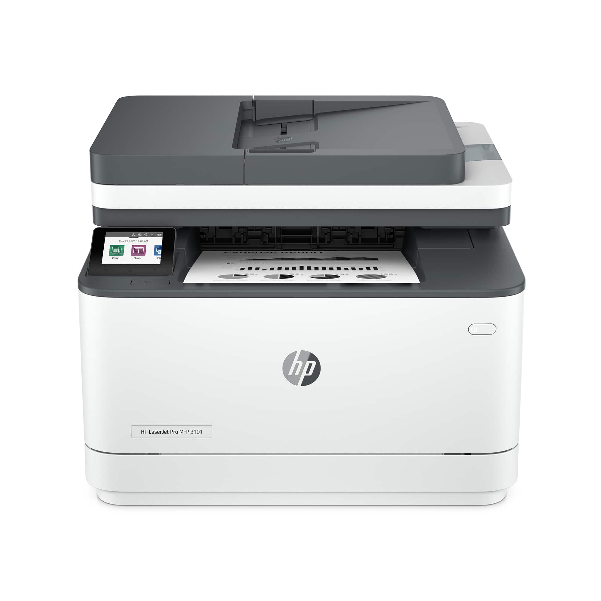 HP LaserJet Pro MFP 3101sdw printer in a modern office setting