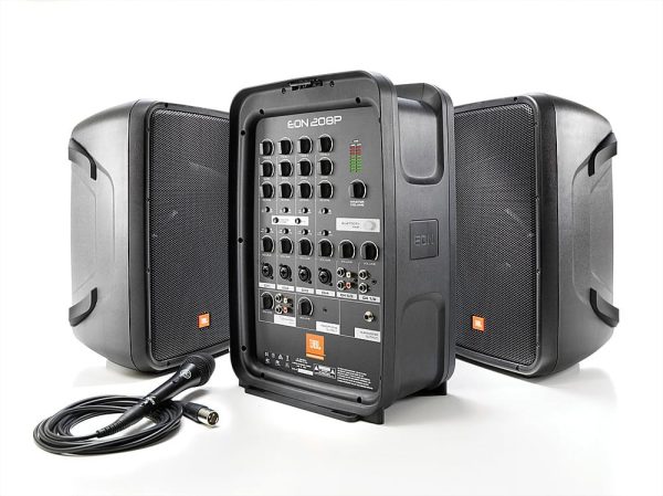 JBL EON208P Portable PA System Bluetooth 8-Channel Mixer-0
