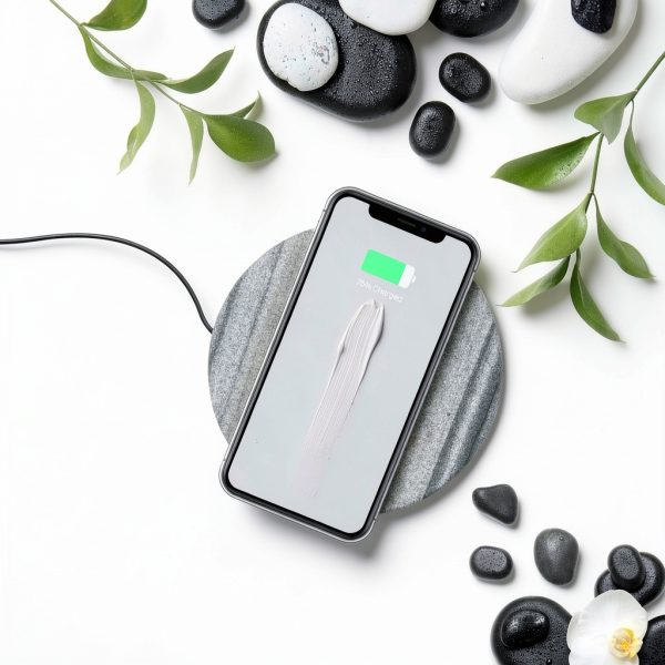 Einova Charging Stone Wireless Fast Charger Natural Stone-5