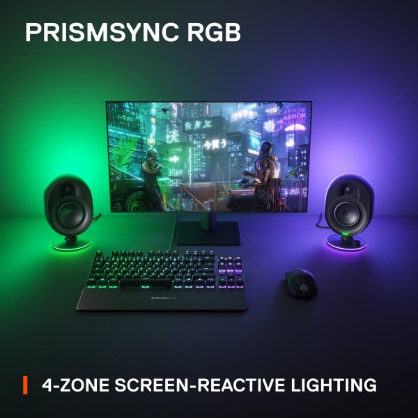 SteelSeries Arena 7 Gaming Speakers RGB Bluetooth 2.1-4