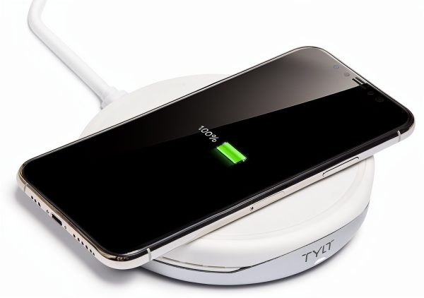 Tylt Crest Convertible Wireless Charger Pad Stand White-3