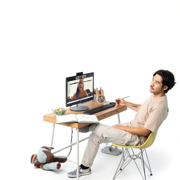 HP Copilot+ PC 24 Touch Screen All-in-One Ryzen AI 5-10
