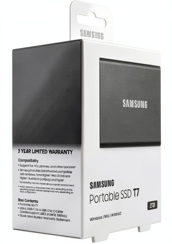 Samsung T7 Portable SSD USB 3.2 Gen 2 Hardware Encryption-11
