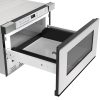 Sharp Drawer Microwave Sensor Cooking Stainless Steel Built-3